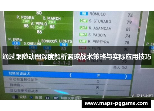 通过跟随动图深度解析篮球战术策略与实际应用技巧